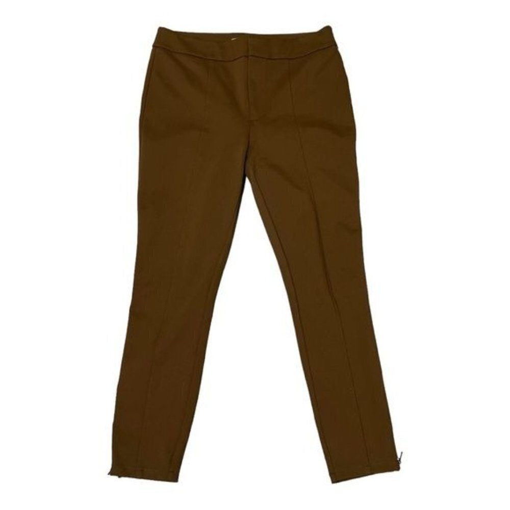 Anthropologie The Essential Slim Cropped Pants Size 10 - Picture 2 of 14
